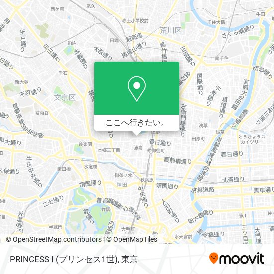 PRINCESS I (プリンセス1世)地図