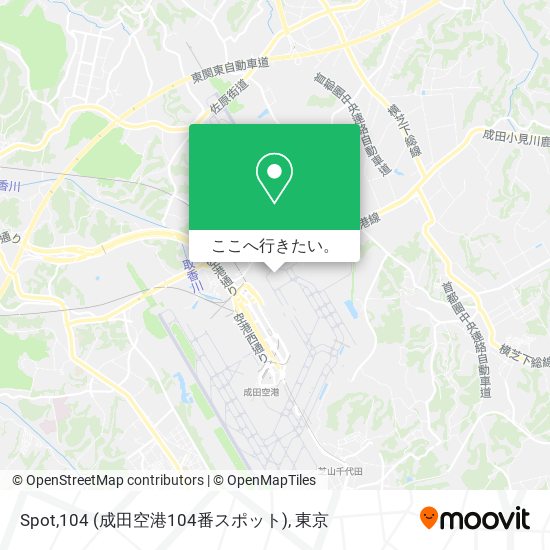 Spot,104 (成田空港104番スポット)地図
