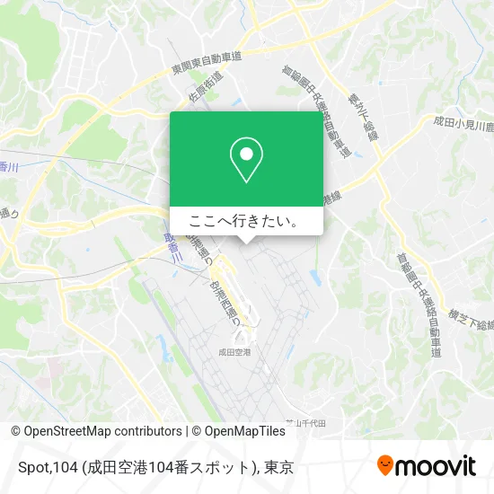 Spot,104 (成田空港104番スポット)地図
