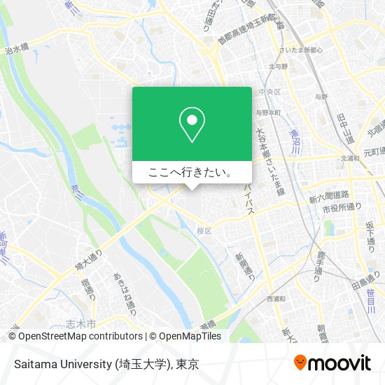 Saitama University (埼玉大学)地図