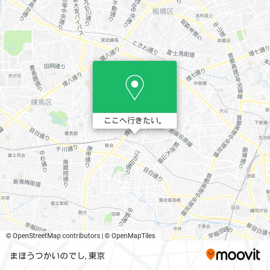 まほうつかいのでし地図