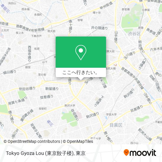 Tokyo Gyoza Lou (東京餃子楼)地図