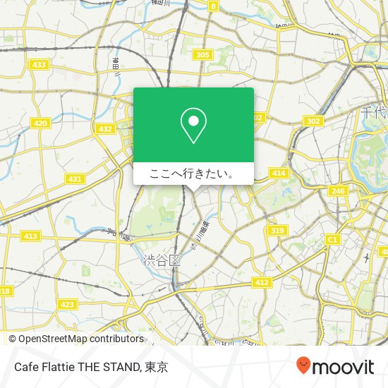 Cafe Flattie THE STAND地図
