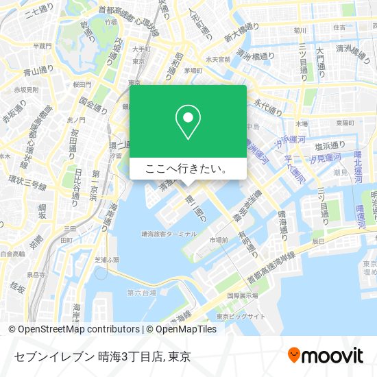 セブンイレブン 晴海3丁目店地図