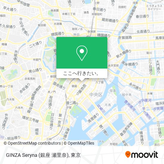 GINZA Seryna (銀座 瀬里奈)地図