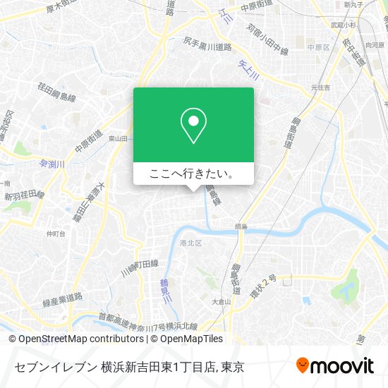 セブンイレブン 横浜新吉田東1丁目店地図