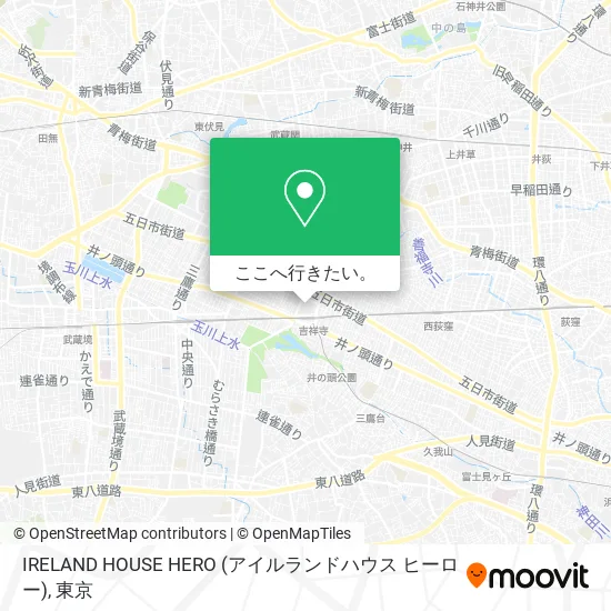 IRELAND HOUSE HERO (アイルランドハウス ヒーロー)地図