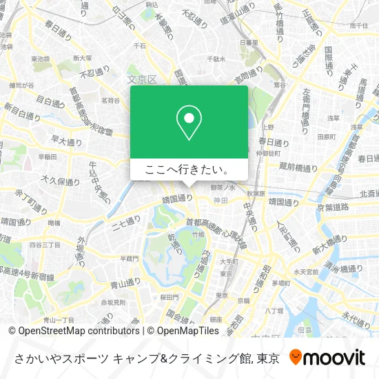 さかいやスポーツ キャンプ&クライミング館地図
