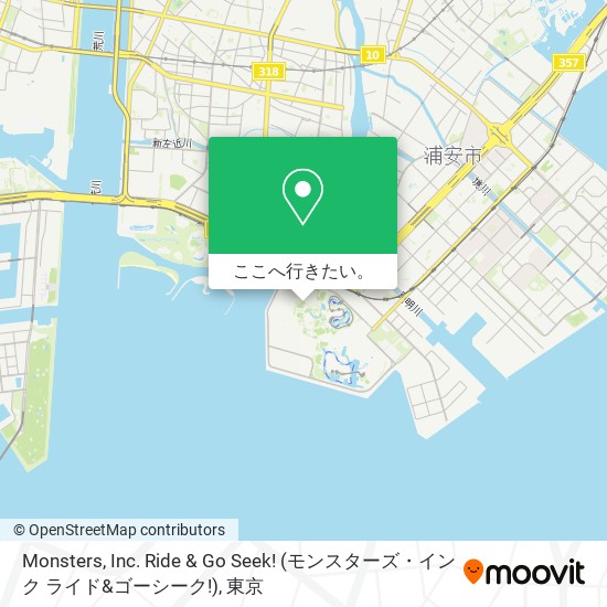 Monsters, Inc. Ride & Go Seek! (モンスターズ・インク ライド&ゴーシーク!)地図