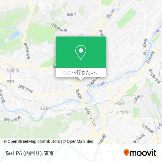 狭山PA (内回り)地図