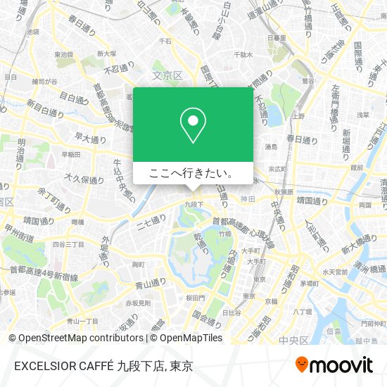 EXCELSIOR CAFFÉ 九段下店地図