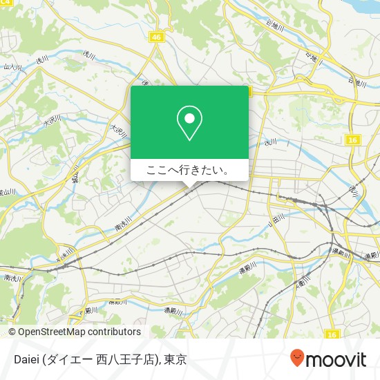 Daiei (ダイエー 西八王子店)地図