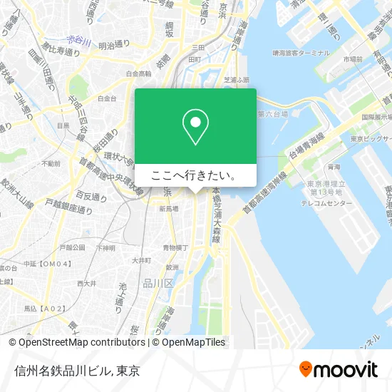 信州名鉄品川ビル地図