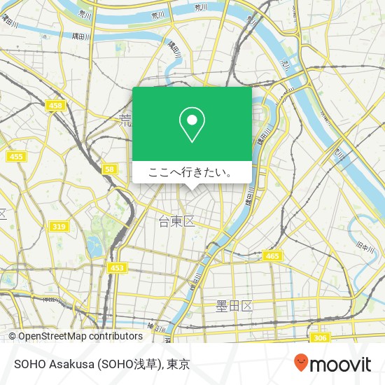SOHO Asakusa (SOHO浅草)地図