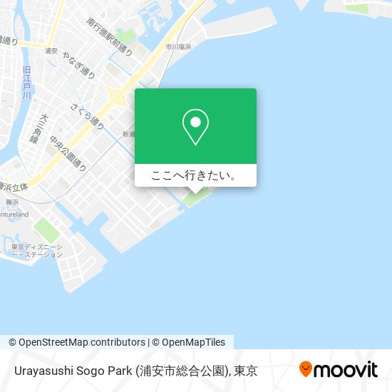 Urayasushi Sogo Park (浦安市総合公園)地図