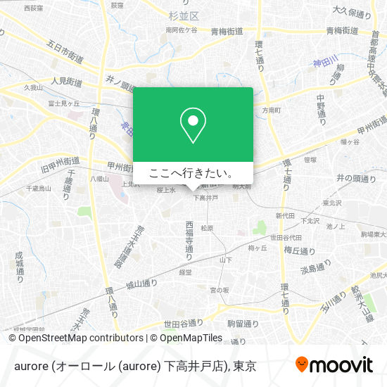 aurore (オーロール (aurore) 下高井戸店)地図