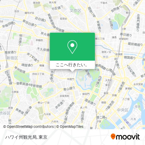 ハワイ州観光局地図