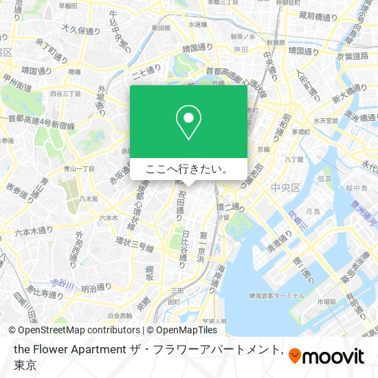 the Flower Apartment ザ・フラワーアパートメント地図