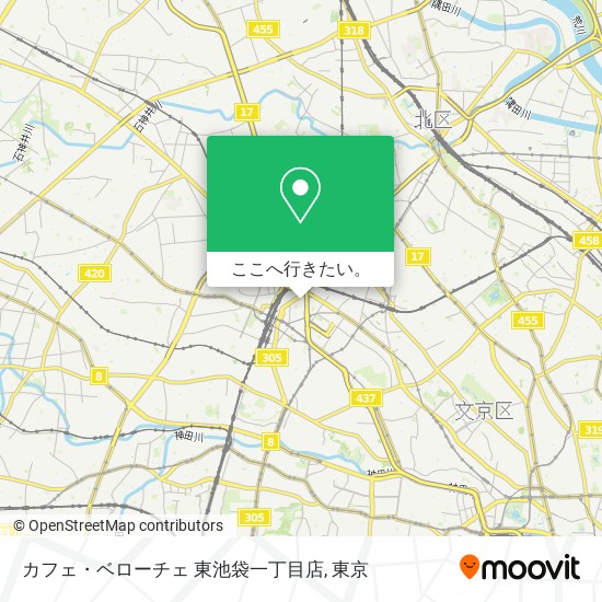 カフェ・ベローチェ 東池袋一丁目店地図