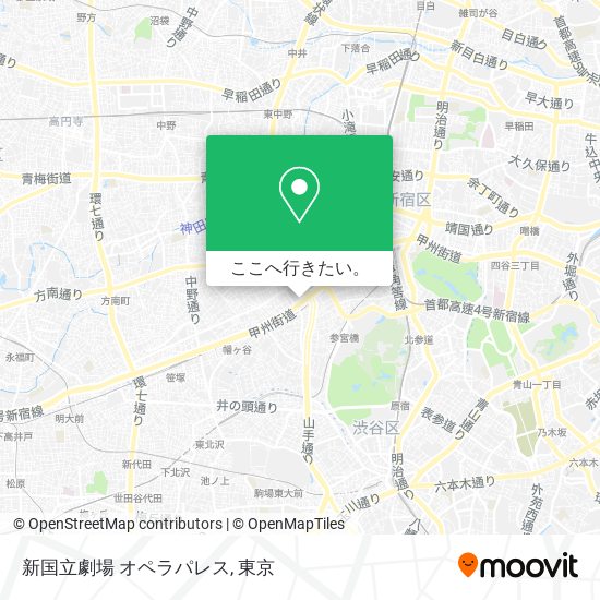 新国立劇場 オペラパレス地図