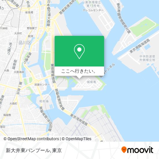 新大井東バンプール地図