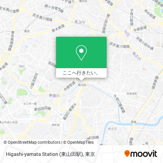 Higashi-yamata Station (東山田駅)地図