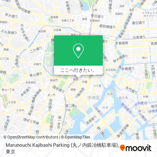 Marunouchi Kajibashi Parking (丸ノ内鍛冶橋駐車場)地図