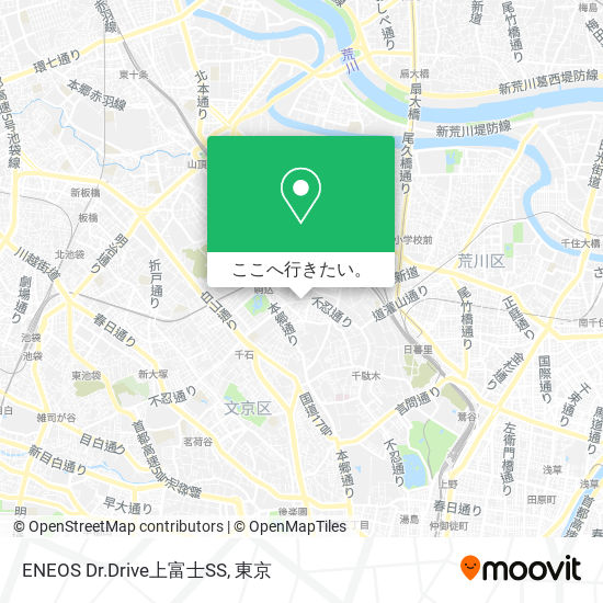 ENEOS Dr.Drive上富士SS地図