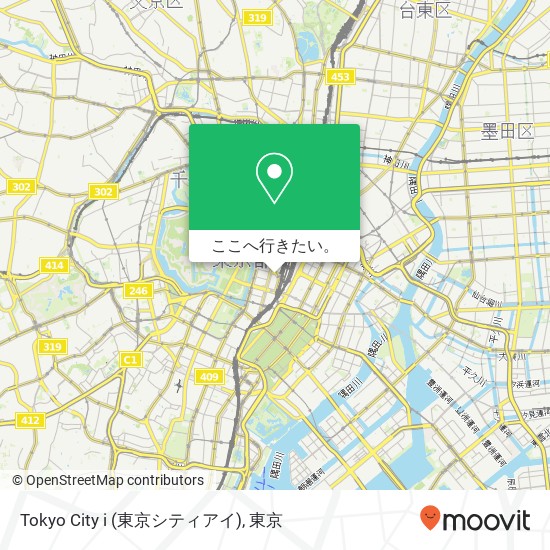 Tokyo City i (東京シティアイ)地図