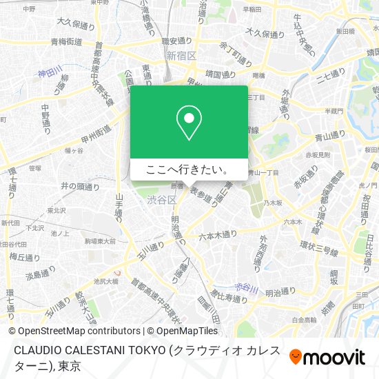 CLAUDIO CALESTANI TOKYO (クラウディオ カレスターニ)地図