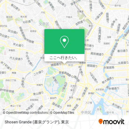 Shosen Grande (書泉グランデ)地図