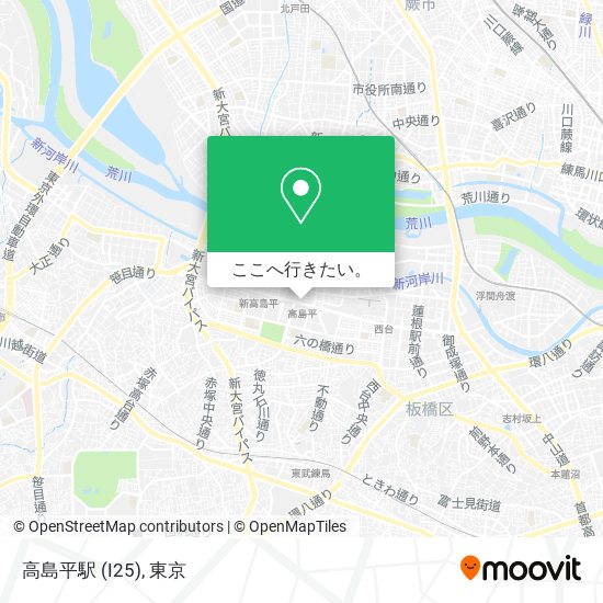 高島平駅 (I25)地図