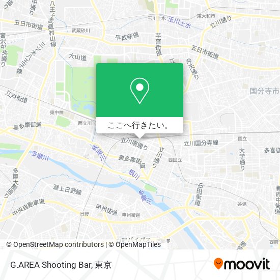 G.AREA Shooting Bar地図