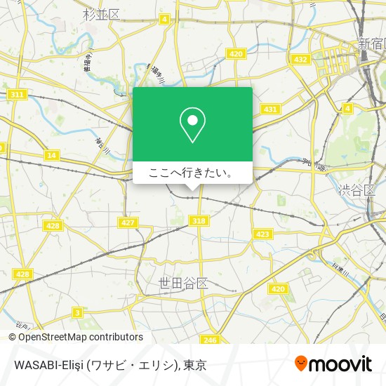 WASABI-Elişi (ワサビ・エリシ)地図