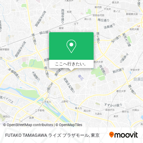 FUTAKO TAMAGAWA ライズ プラザモール地図
