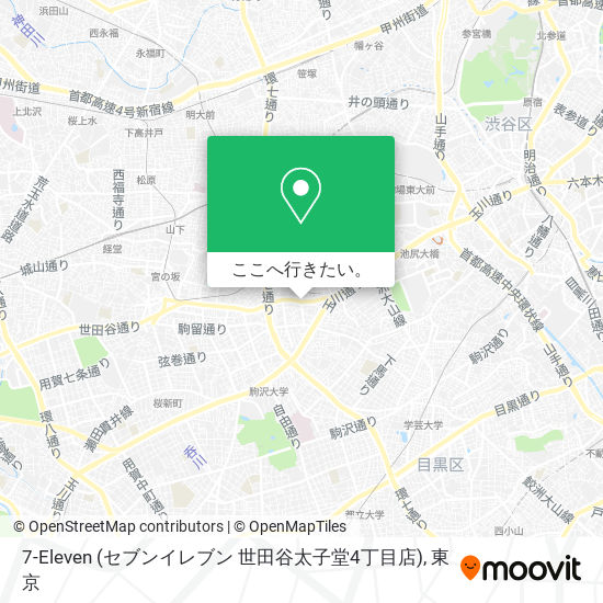 7-Eleven (セブンイレブン 世田谷太子堂4丁目店)地図