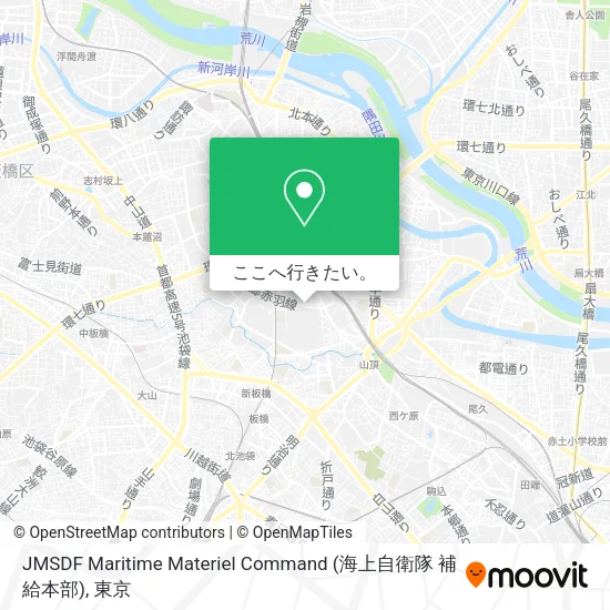 JMSDF Maritime Materiel Command (海上自衛隊 補給本部)地図