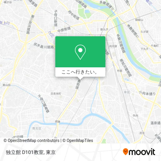独立館 D101教室地図