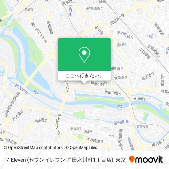 7-Eleven (セブンイレブン 戸田氷川町1丁目店)地図