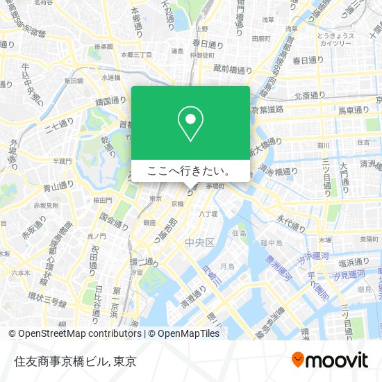 住友商事京橋ビル地図