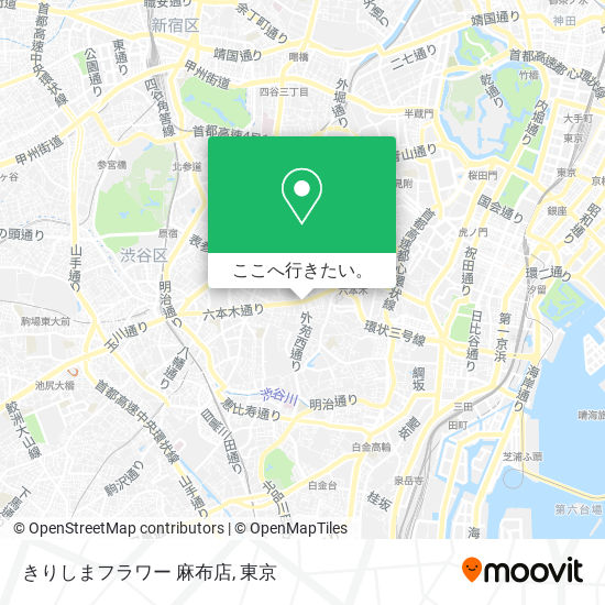 きりしまフラワー 麻布店地図