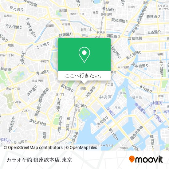 カラオケ館 銀座総本店地図