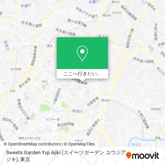 Sweets Garden Yuji Ajiki (スイーツガーデン ユウジアジキ)地図