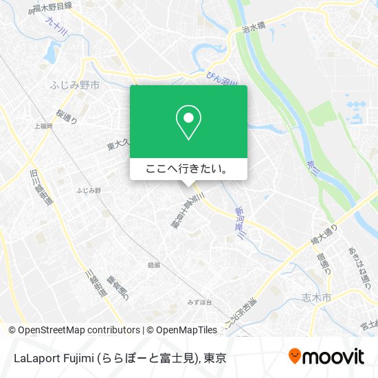 LaLaport Fujimi (ららぽーと富士見)地図
