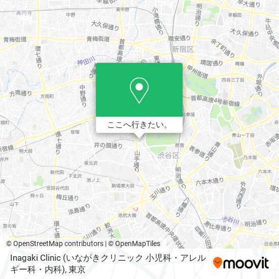 Inagaki Clinic (いながきクリニック 小児科・アレルギー科・内科)地図