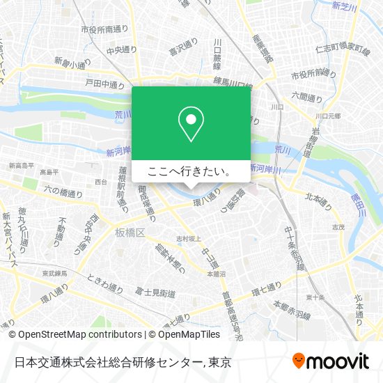 日本交通株式会社総合研修センター地図