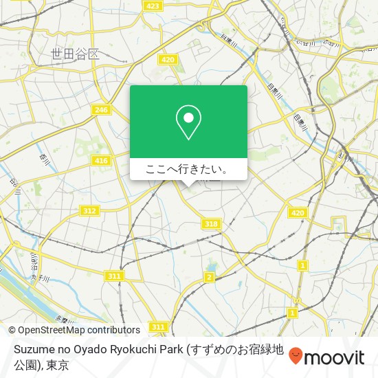 Suzume no Oyado Ryokuchi Park (すずめのお宿緑地公園)地図