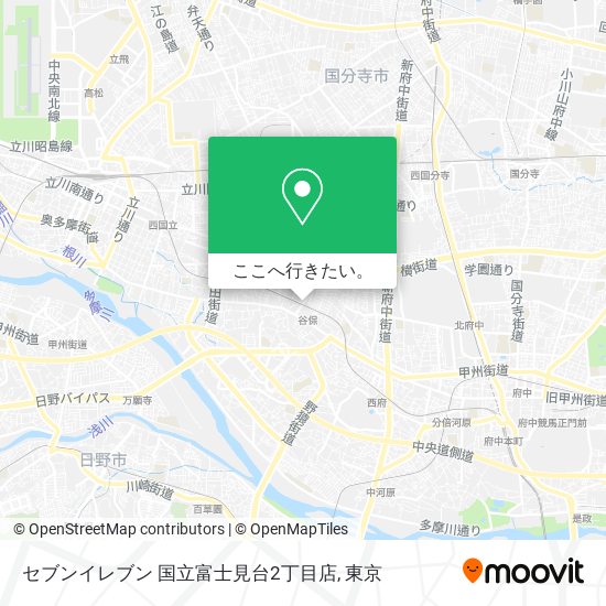 セブンイレブン 国立富士見台2丁目店地図
