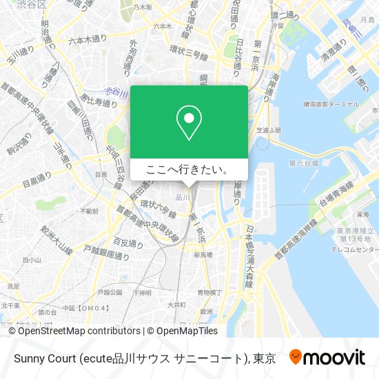 Sunny Court (ecute品川サウス サニーコート)地図