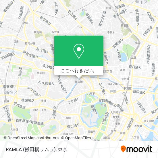 RAMLA (飯田橋ラムラ)地図